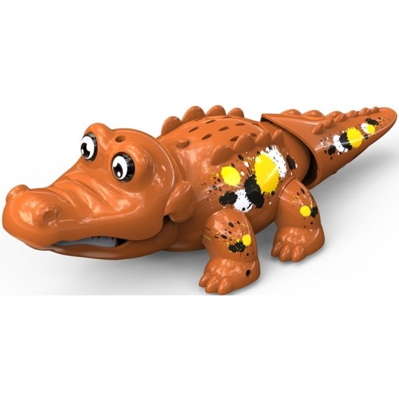 Интерактивная игрушка Крокодил для игры в воде Коричневый