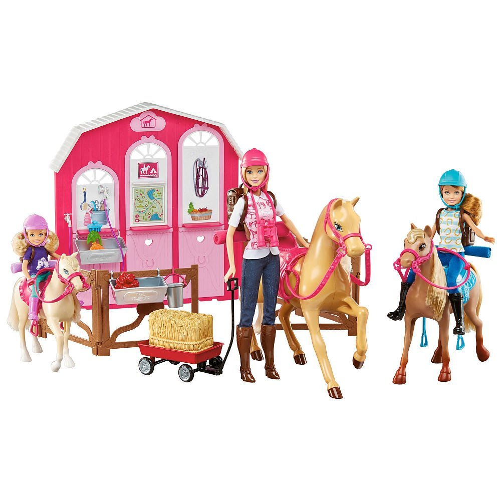 Игровой набор Барби Лошади и ранчо