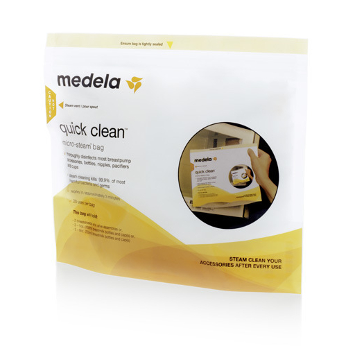 Пакеты для стерилизации в микроволновой печи MEDELA Quick Clean - 5 шт, 008.0065