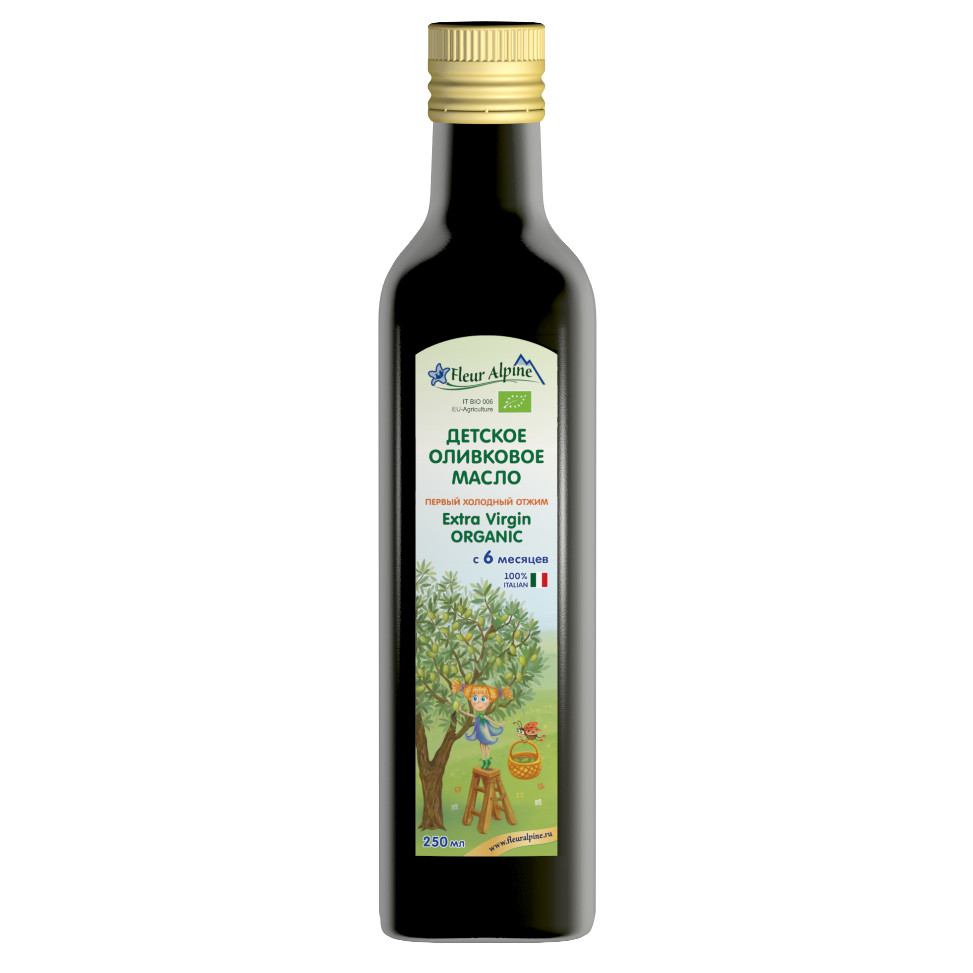 Масло оливковое Fleur Alpine Extra Virgin Organic 250 мл