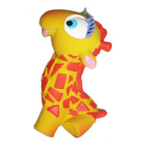 Латексная игрушка Жираф - мальчик арт 1207