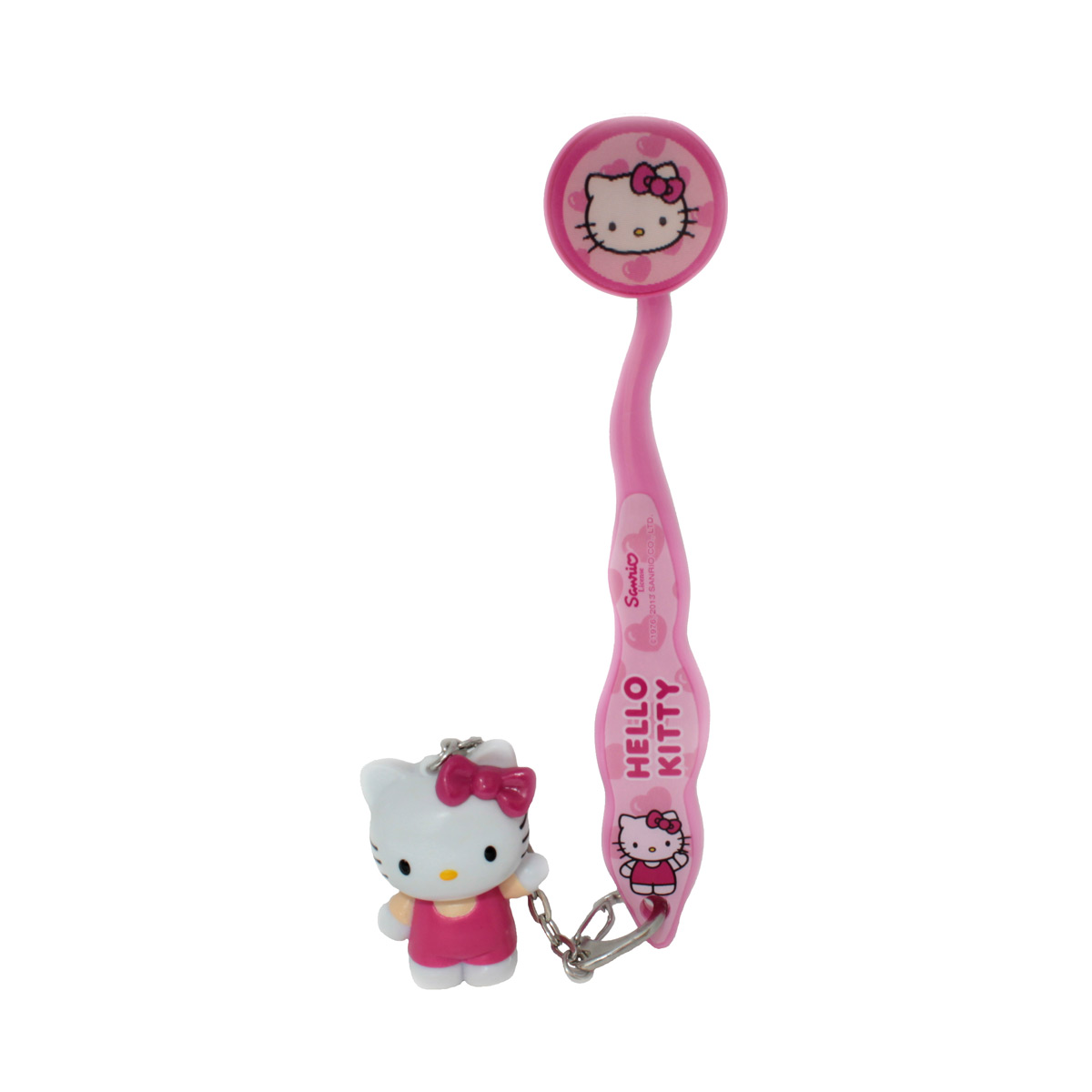 Зубная щетка Hello Kitty 3D дорожная с брелком