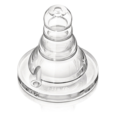 Соска Standard силиконовая для новорожденного с 0 м - 2 шт (медленный поток)