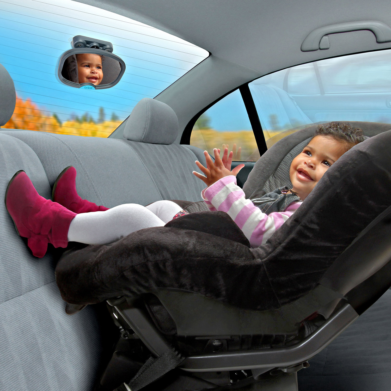 Зеркало контроля за ребенком в автомобиле Baby Mirror