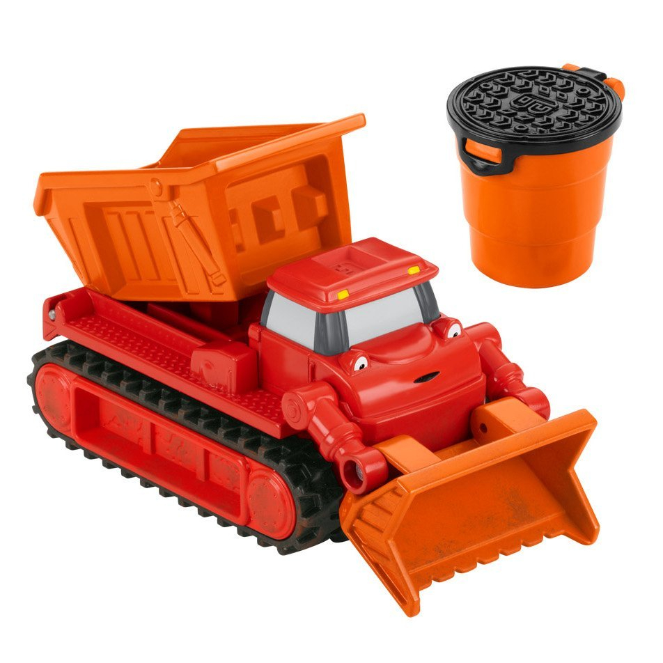 Игровой набор Смешивай и лепи с машинкой цвет красный оранжевый Боб-строитель