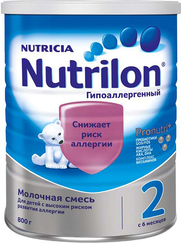 Детская смесь Nutrilon 2 Гипоаллергенный с 6 м - 800 г