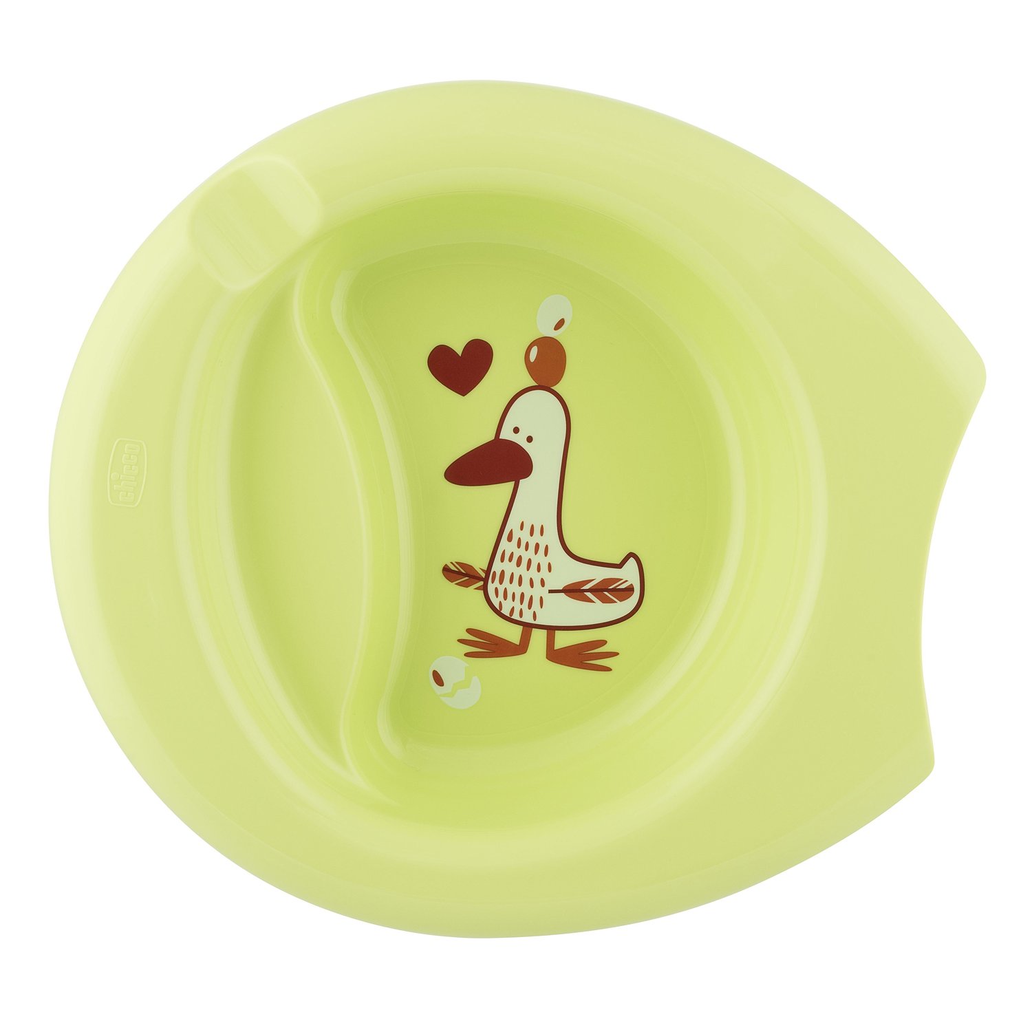 Тарелка Chicco Easy Feeding Bowl с 6 месяцев (зеленая)