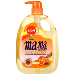 Гель концентрат для посуды и детских принадлежностей с ароматом апельсина Mama Lemon