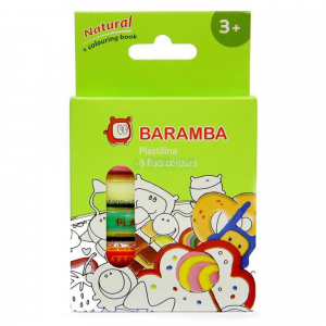 Baramba Пластилин флуорисцентный - 6 цветов В90060F