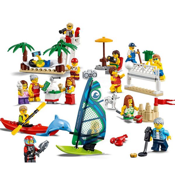 Lego City 60153 отдых на пляже - жители