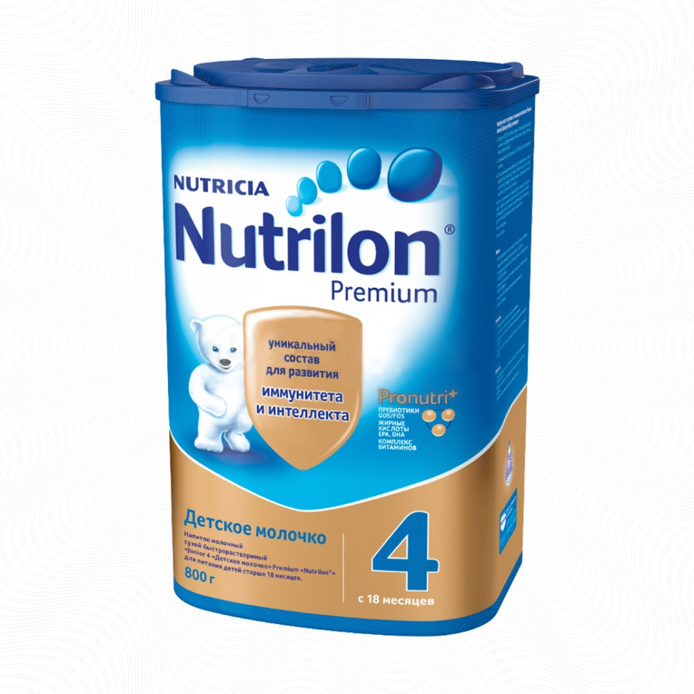 Детское молочко Nutrilon 4 Premium с 18 месяцев - 800 г