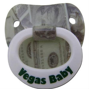 Пустышка силиконовая ортодонтическая Vegas Baby (с кольцом)