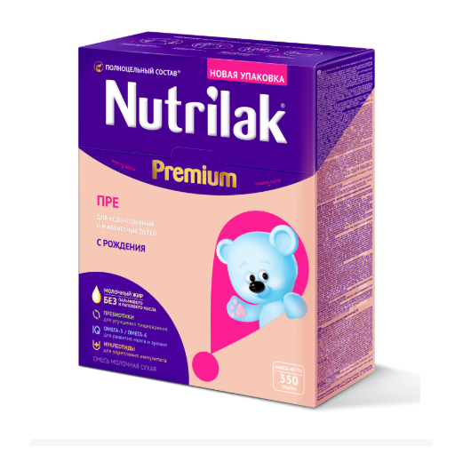 Детская смесь Nutrilak Premium Pre с рождения - 350 г