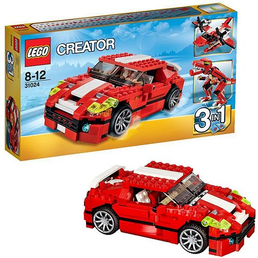 Lego Creator 31024 Красный мощный автомобиль
