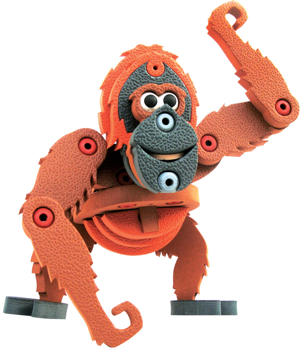 3D мягкий конструктор Орангутанг
