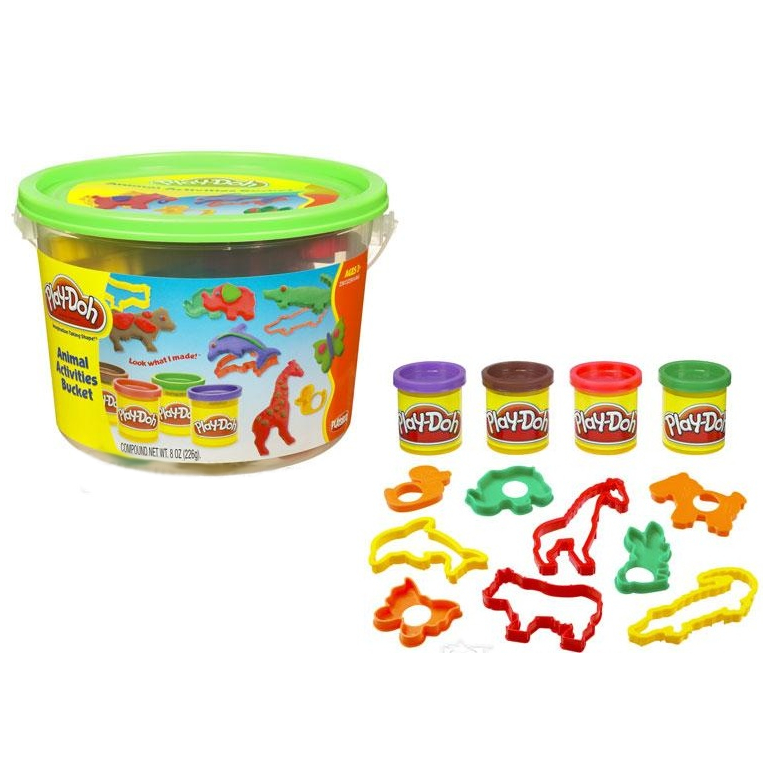 Play-Doh Пластилин 23414186 с формочками в ведре