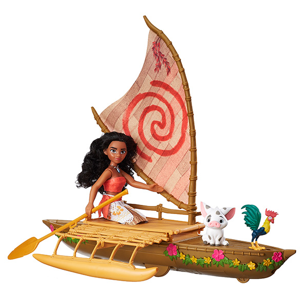 Кукла Моана и лодка Disney Moana