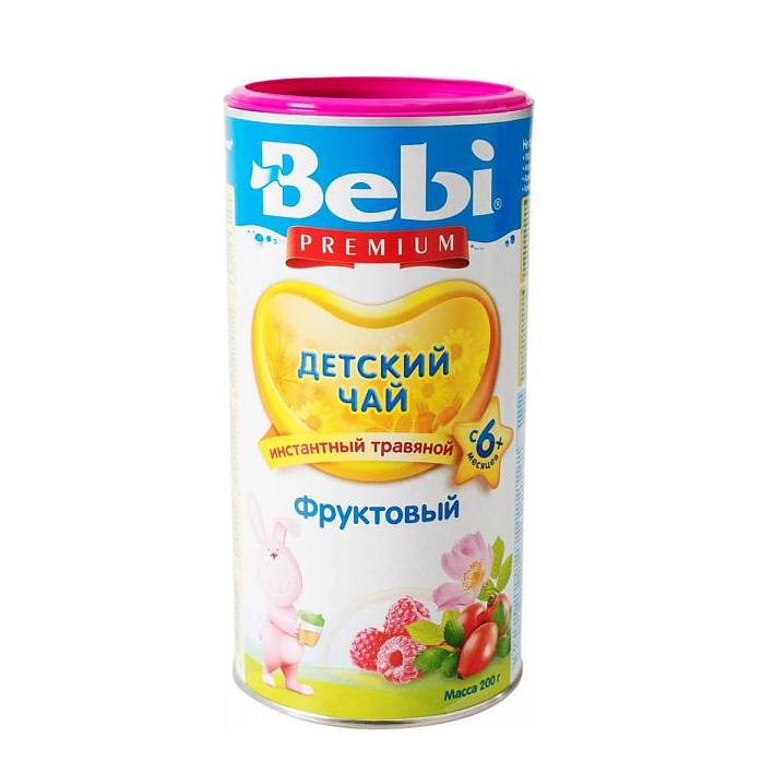 Чай детский фруктовый Bebi Premium с 6 месяцев - 200 г
