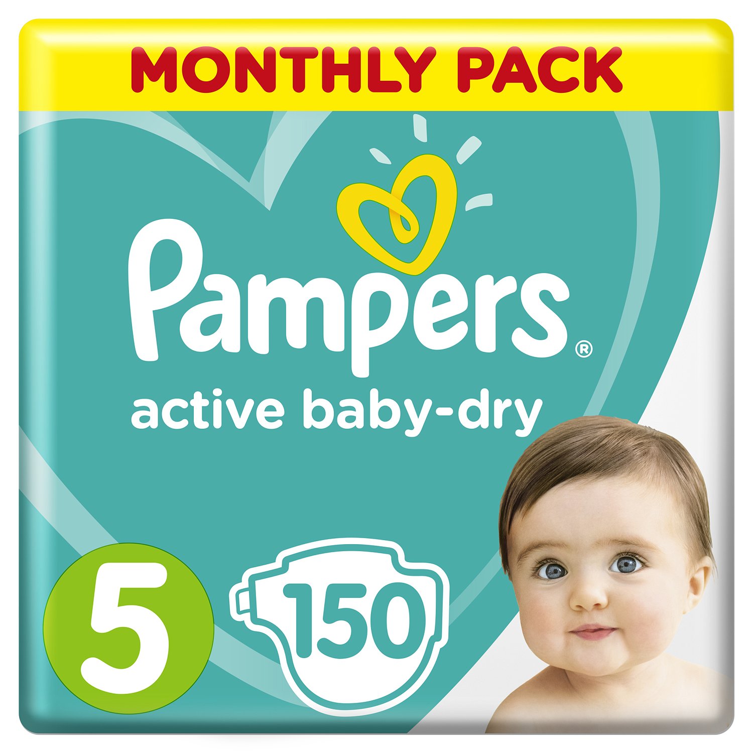 Подгузники Pampers Active Baby-Dry 5 (11-16 кг) - 90 шт