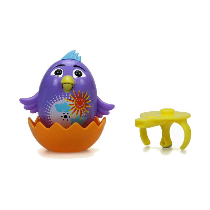Интерактивная игрушка Поющий цыпленок с кольцом Фиолетовый