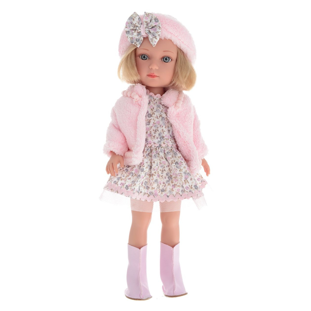 Кукла в розовом 36 см