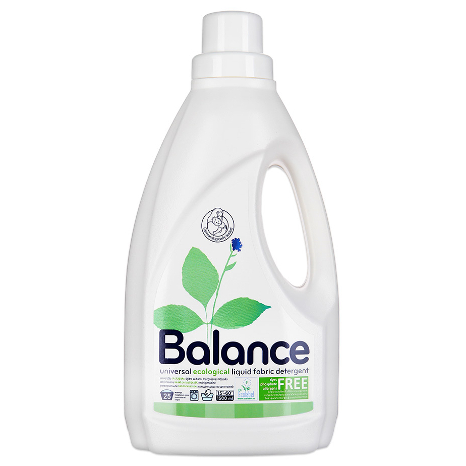 Средство Balance Эко гипоаллергенное жидкое универсальное для стирки на 25 стирок - 1,5 л