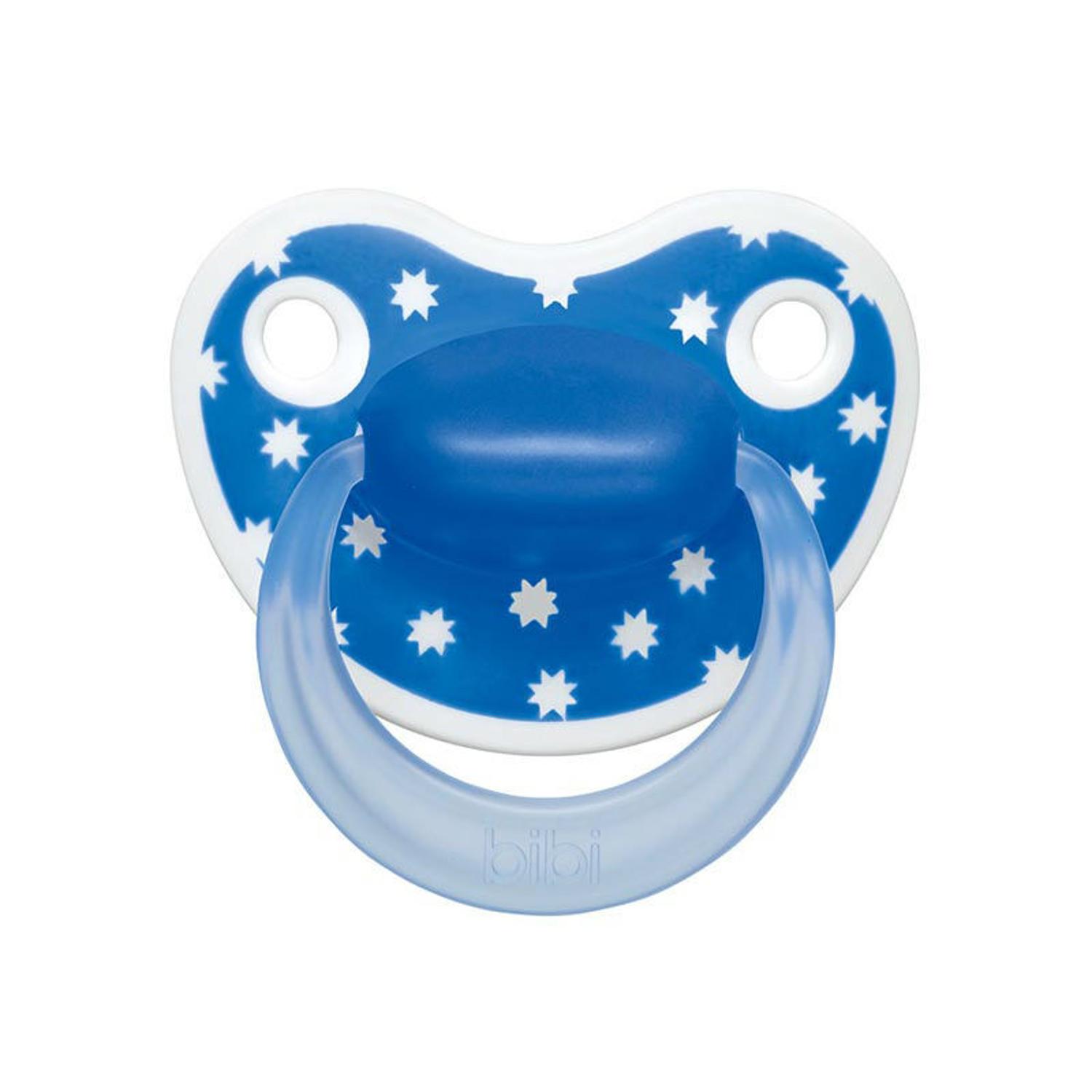 Пустышка силиконовая Premium Dental Happiness Lovely Dots 0-6 мес (синяя)