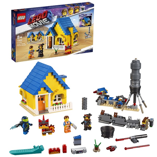 Lego Movie 70831 Дом мечты Спасательная ракета Эммета!