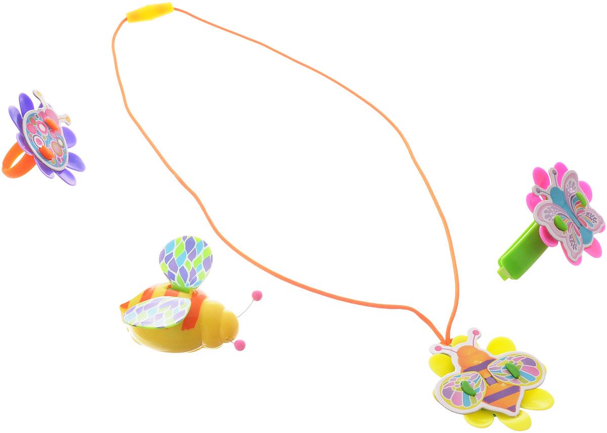 Интерактивная игрушка Волшебный жучок с ожерельем кольцом и заколкой