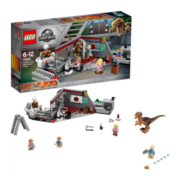 Lego Jurassic World 75932 Охота на рапторов в Парке Юрского Периода