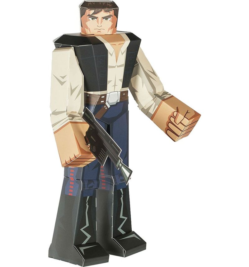 Star Wars Бумажный конструктор Jazwares Han Solo 
