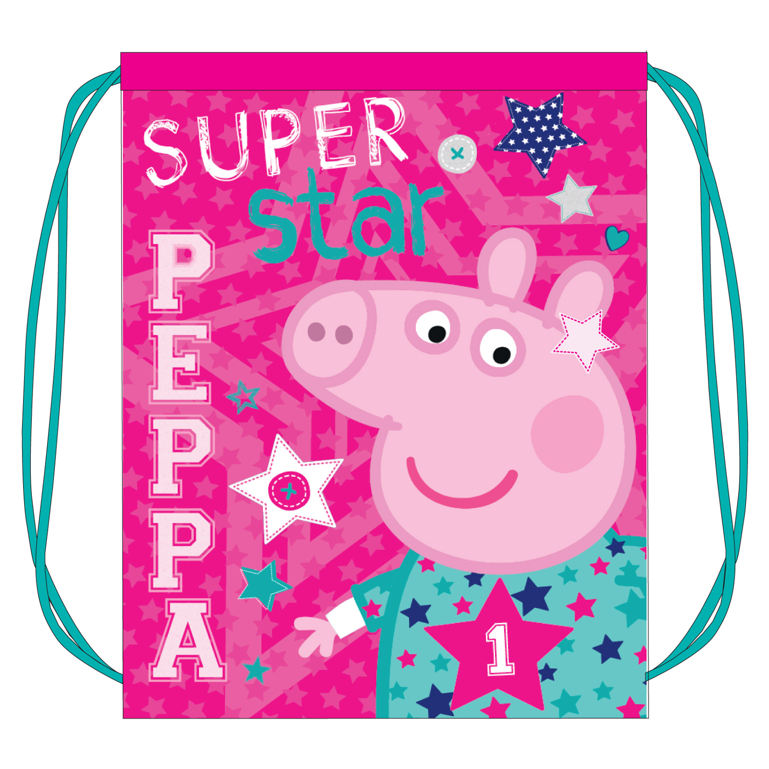 Сумка для обуви Свинка Пеппа (Peppa Pig) Superstar.