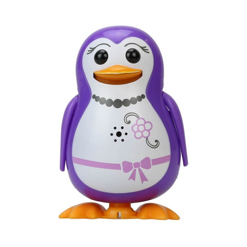 Интерактивная игрушка Пингвин с кольцом Сиреневый