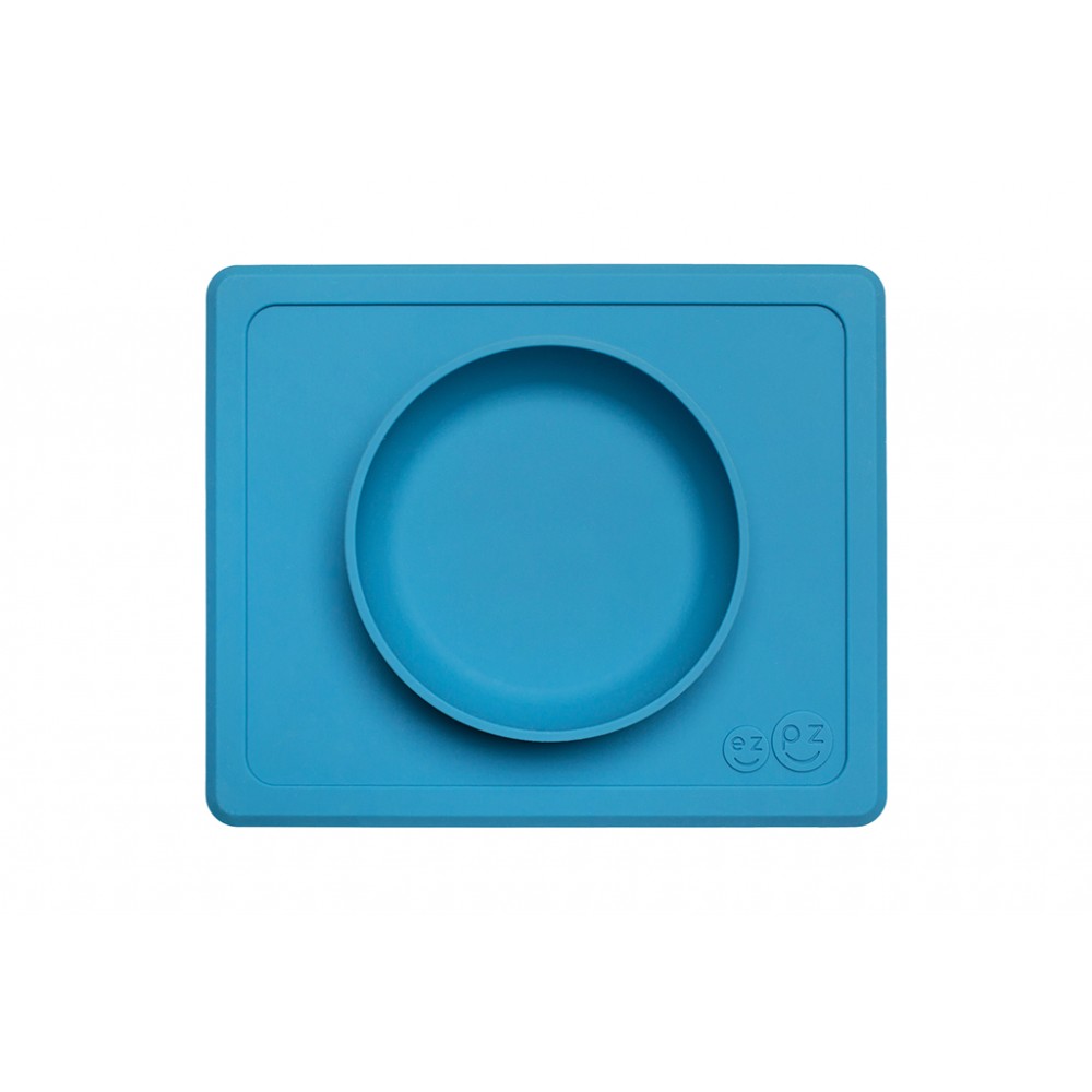 Тарелка с подставкой Mini bowl (синяя)