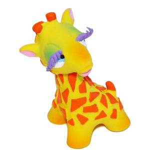 Латексная игрушка Жираф - девочка  арт 1206