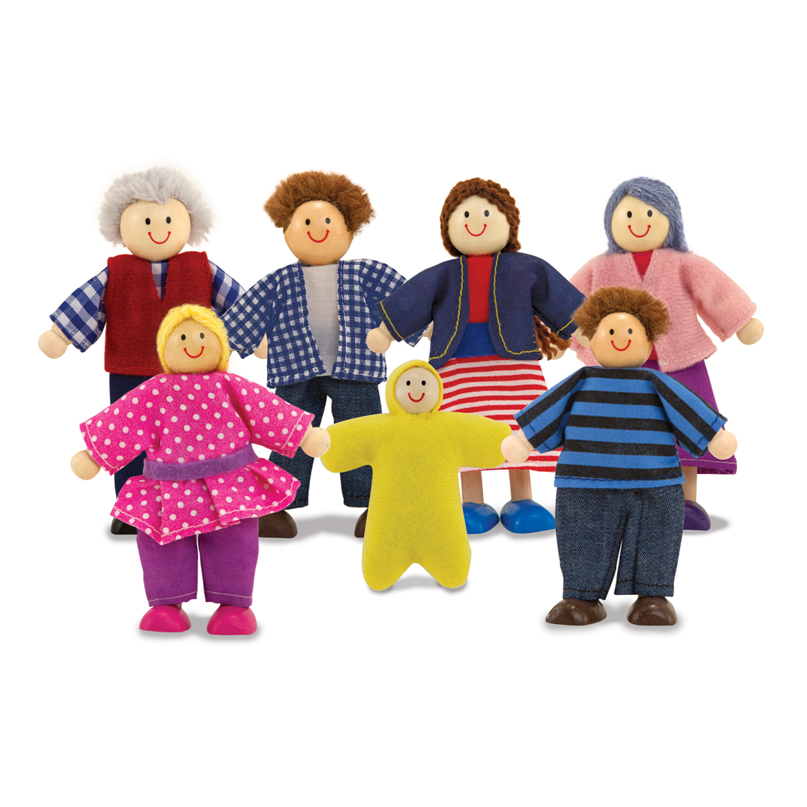 Набор деревянных кукол Кукольная семья