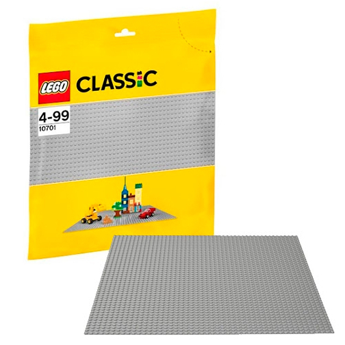 Lego Classic 10701 Строительная пластина серого цвета
