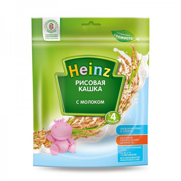 Heinz Каша Молочная рисовая (мягкая упаковка)