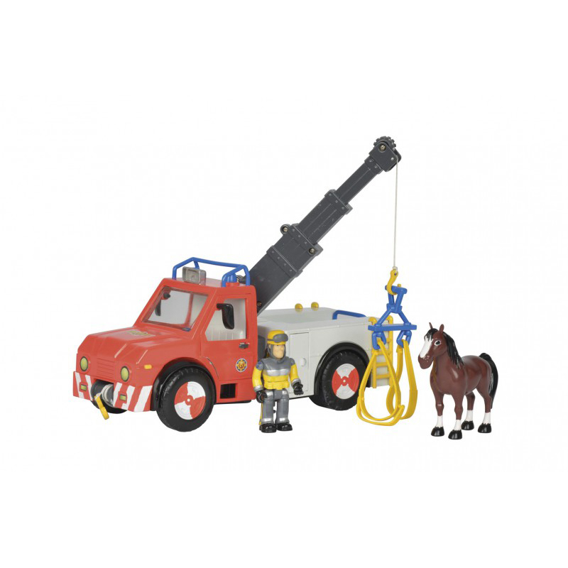 Fireman Sam Машина Феникс + фигурка + лошадь