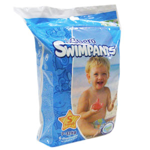 Трусики для плаванья Libero Swimpants 7-12 кг (small) - 6 шт
