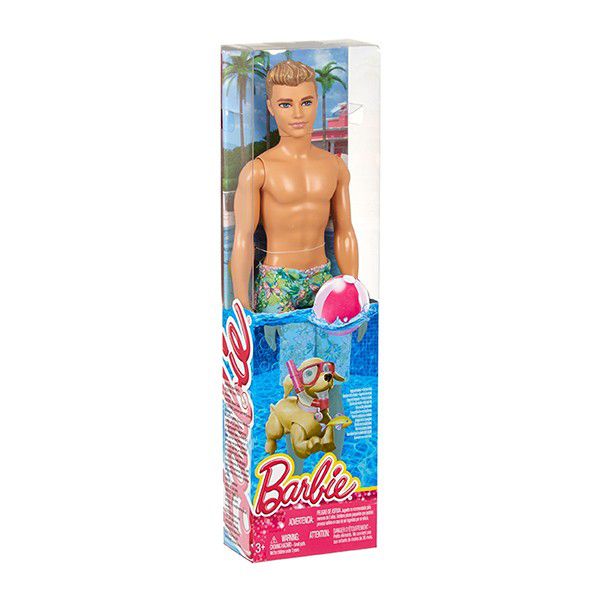 Кукла Barbie Кен на пляже DGT83