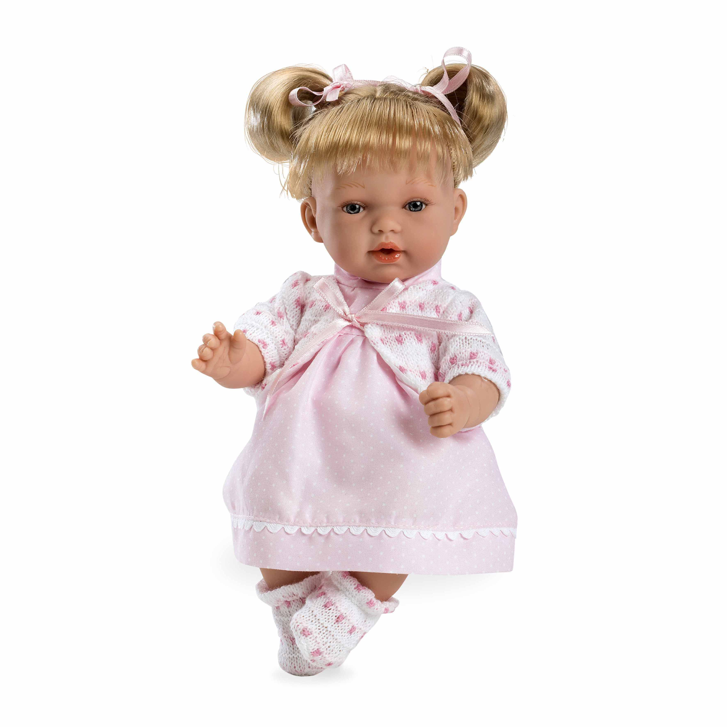 Кукла-пупс в розовом платье (озвученный) 28 см