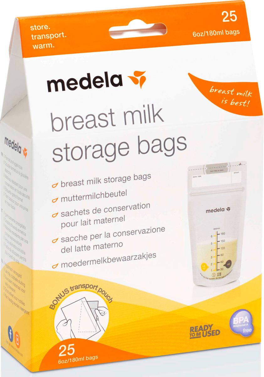 Пакеты для хранения грудного молока Breast Milk Storage Bags - 25 шт
