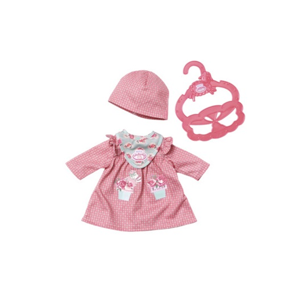Одежда my first Baby Annabell Комплект для куклы розовое платье 36 см