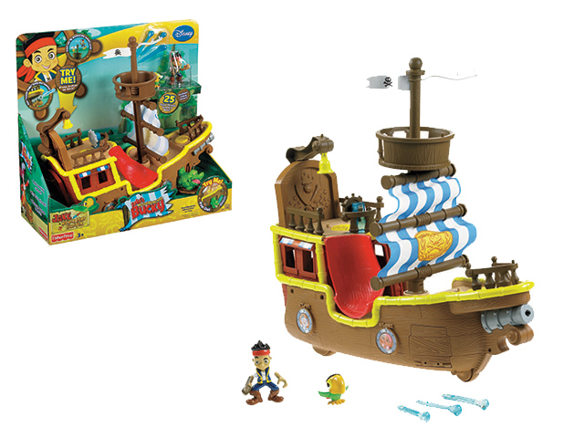 Корабль Пиратский Бакки серия Джейк и Пираты Нетландии Mattel