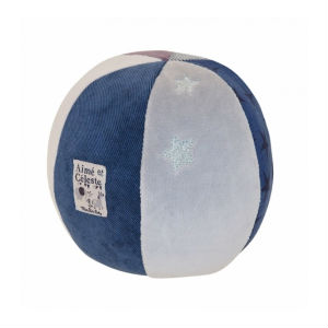 Moulin Roty Мячик мягкий (10 см) - синий 652076