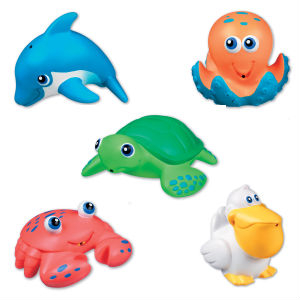 Игрушки для ванны Морские животные (5 шт)