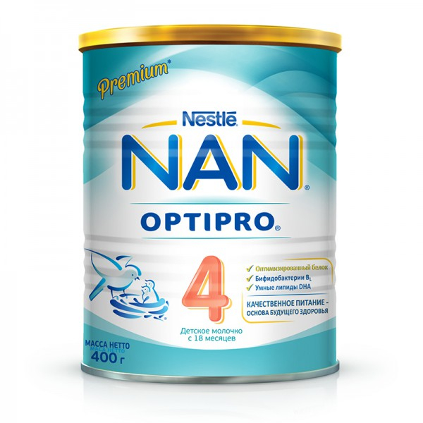 NAN 4 Optipro детское молочко - 400 г