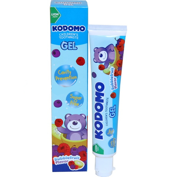 Детская гелевая зубная паста со вкусом ягод - 40 г