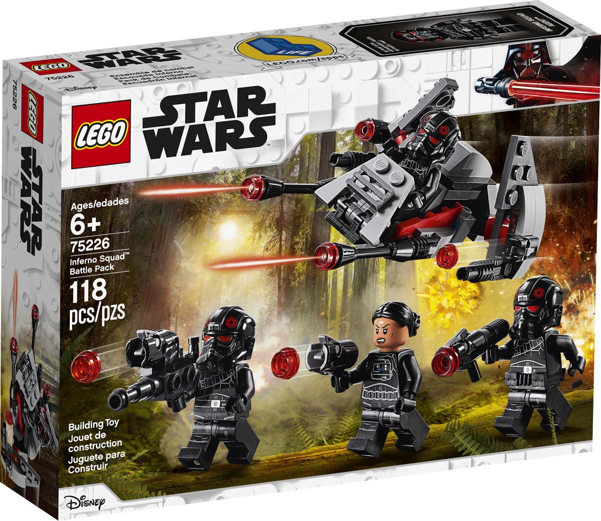 Lego Star Wars 75226 Боевой набор отряда Инферно Конструктор